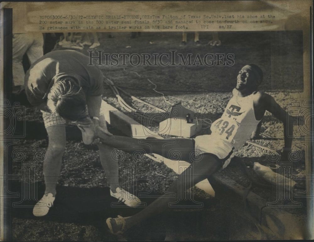 1972 Tom Fulton, Olympic Trials, - Historic Images