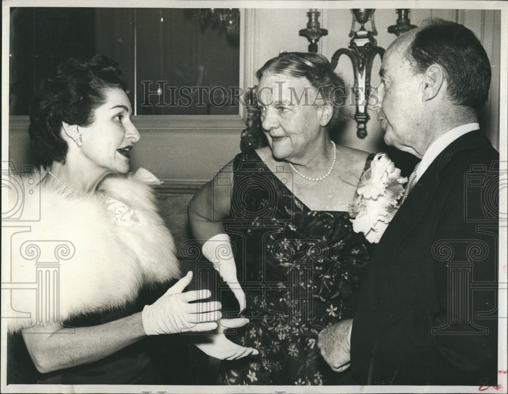 1960 Mrs. Lyndon B. Johnson, Mrs. Eudgene Meyer  - Historic Images