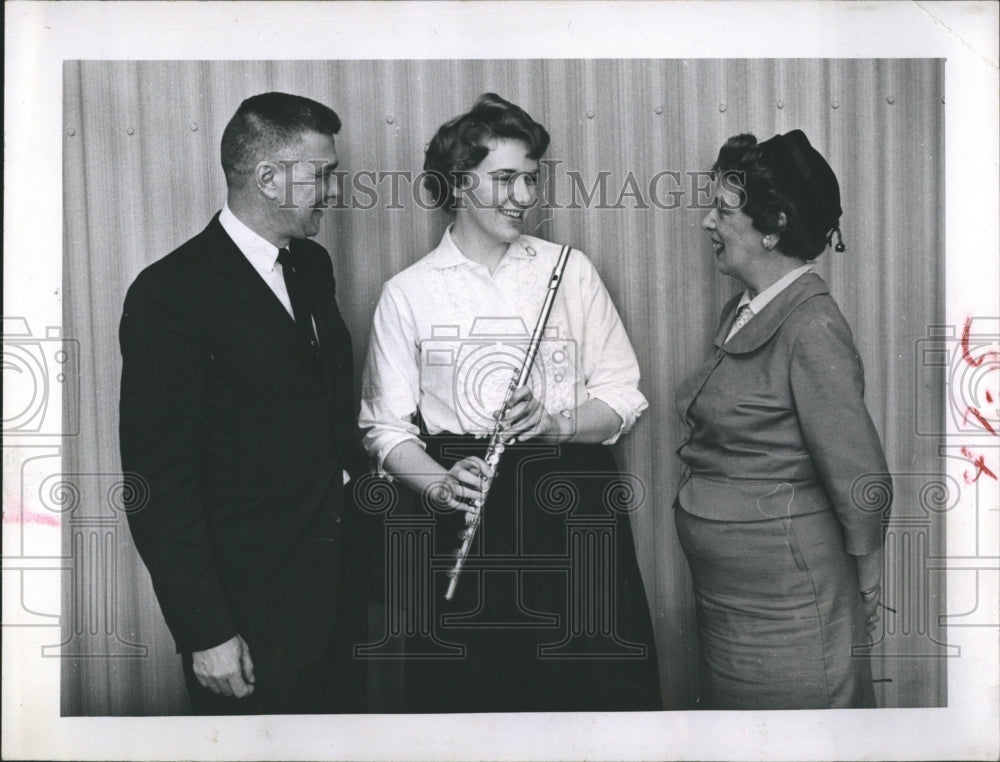 1963 Suncoast Chautaquans' Music Scholarship Winner Martha Hamilton - Historic Images