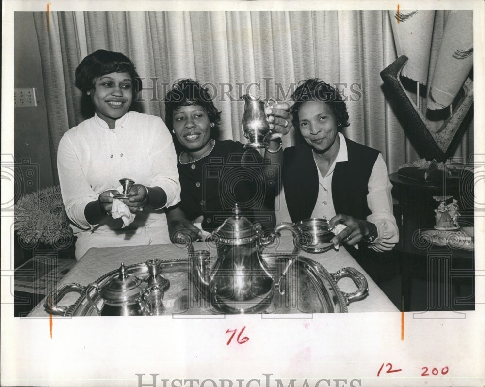 1966 Young Matrons Non-Pareil Federated Club Sweetheart Tea Service - Historic Images