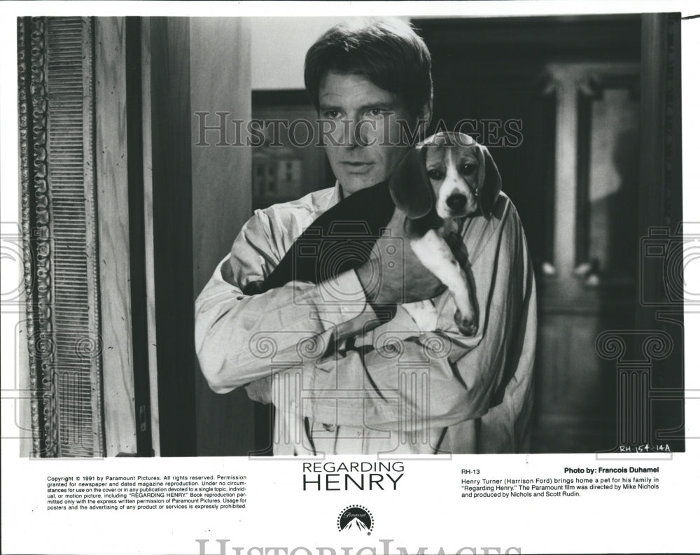 1991 Harrison Ford Stars In Regarding Henry - Historic Images