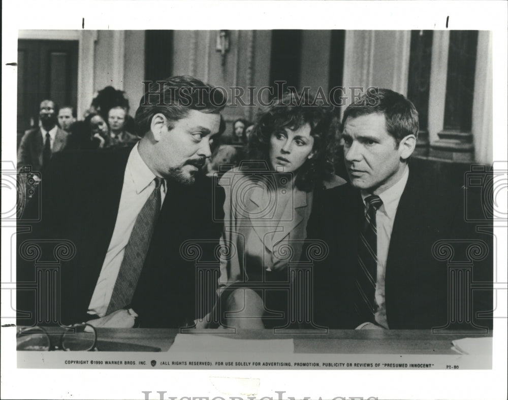 1990 Julia Raul, Bonnie Bedelia & Harrison Ford In Presumed Innocent - Historic Images