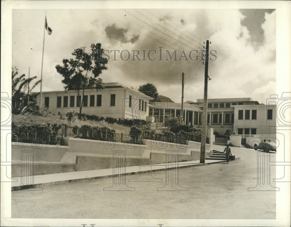 The &quot;Palais De Justice&quot; or the municipal building in Guadalupe - Historic Images