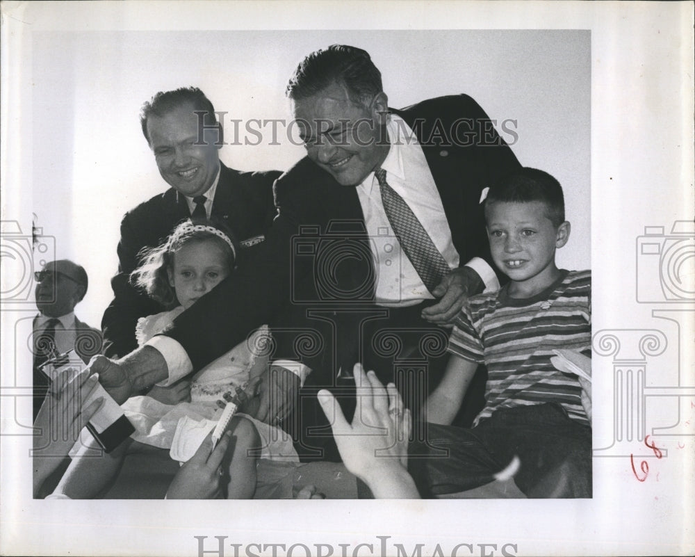 1960 Ambassador Henry Cabbot Lodge and Rep. William Cramer - Historic Images