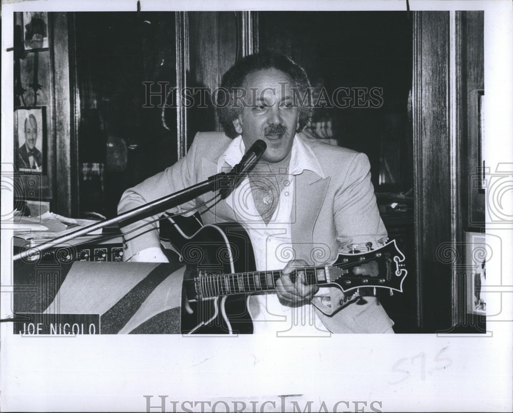 1980 Joe Nicolo, Singer With the Big Bands  - Historic Images