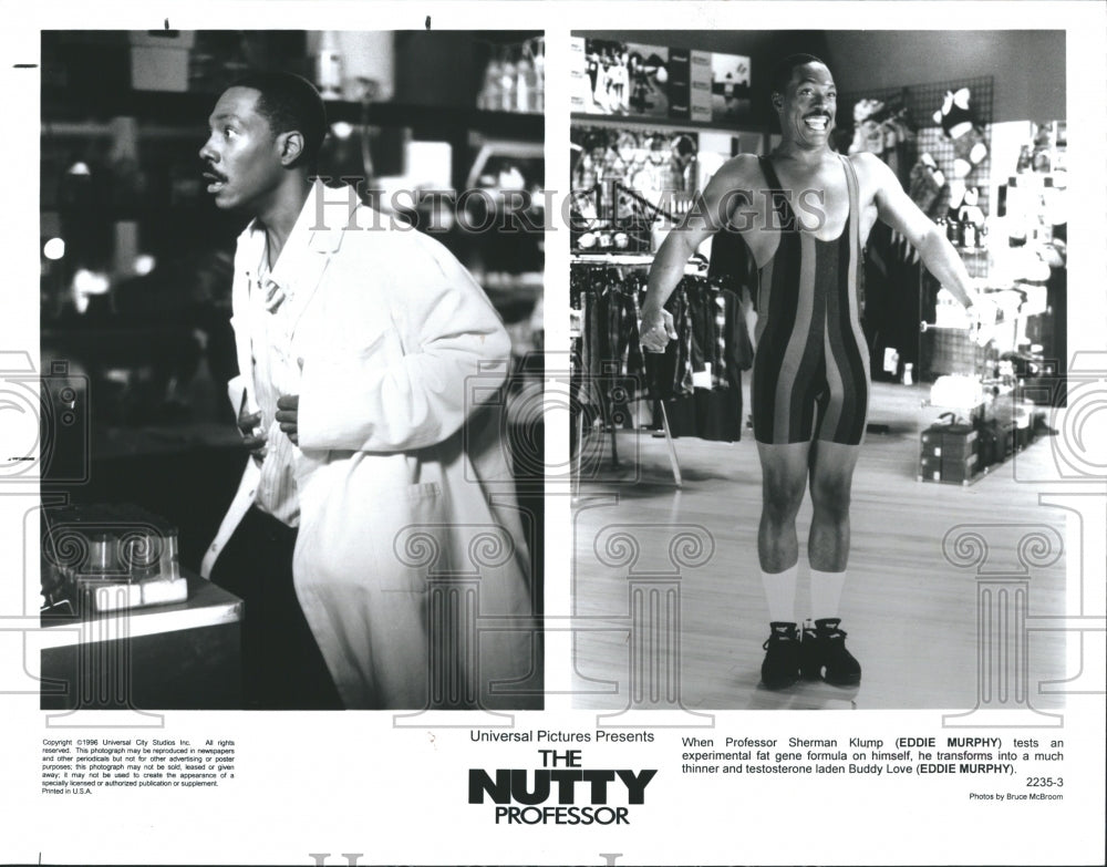 1996 Eddie Murphy in "The Nutty Professor"  - Historic Images