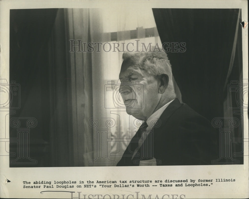 1968 Senator Paul Douglas. - Historic Images
