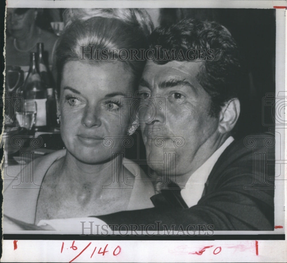 1969 Mr. And Mrs. Dean Martin At Premiere Party For "My Fair Lady" - Historic Images