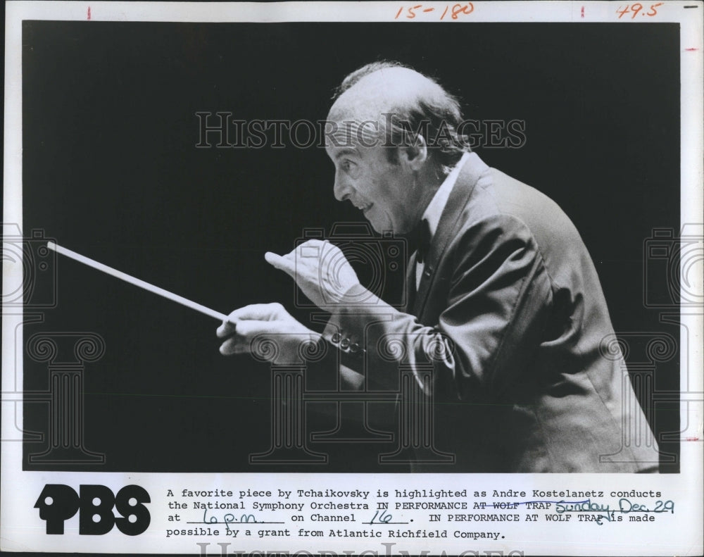 Conductor Andre Kostelanetz National Symphony Orchestra PBS Show - Historic Images