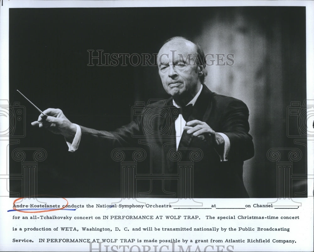 1975 Conductor Andre Kostelanetz National Symphony Orchestra PBS - Historic Images