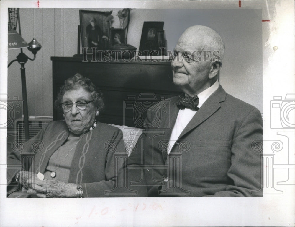 1968 Ellis Winthrop Nash Lillian Albee Couple Older  - Historic Images