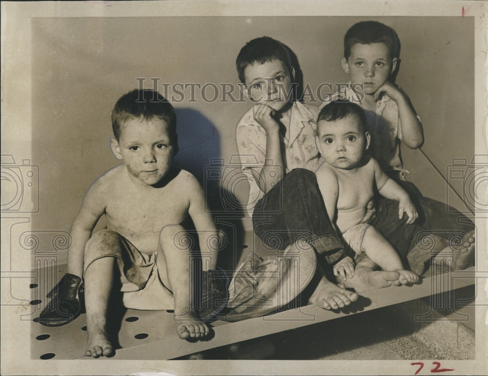 1958 Children Nash Foster Care Dirty  - Historic Images