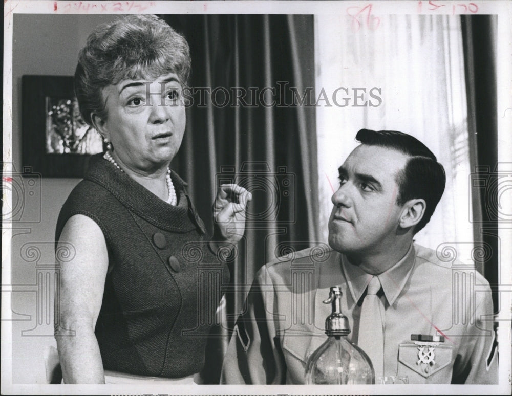 1968 Actress Molly Picon Jim Nabors CBS Gomer Pyle TV Show - Historic Images