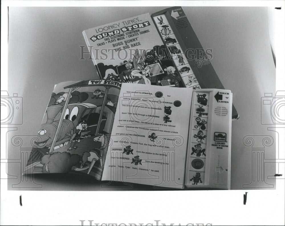 1992 Press Photo  a Looney Tunes Talking, Interactive Storybook - Historic Images