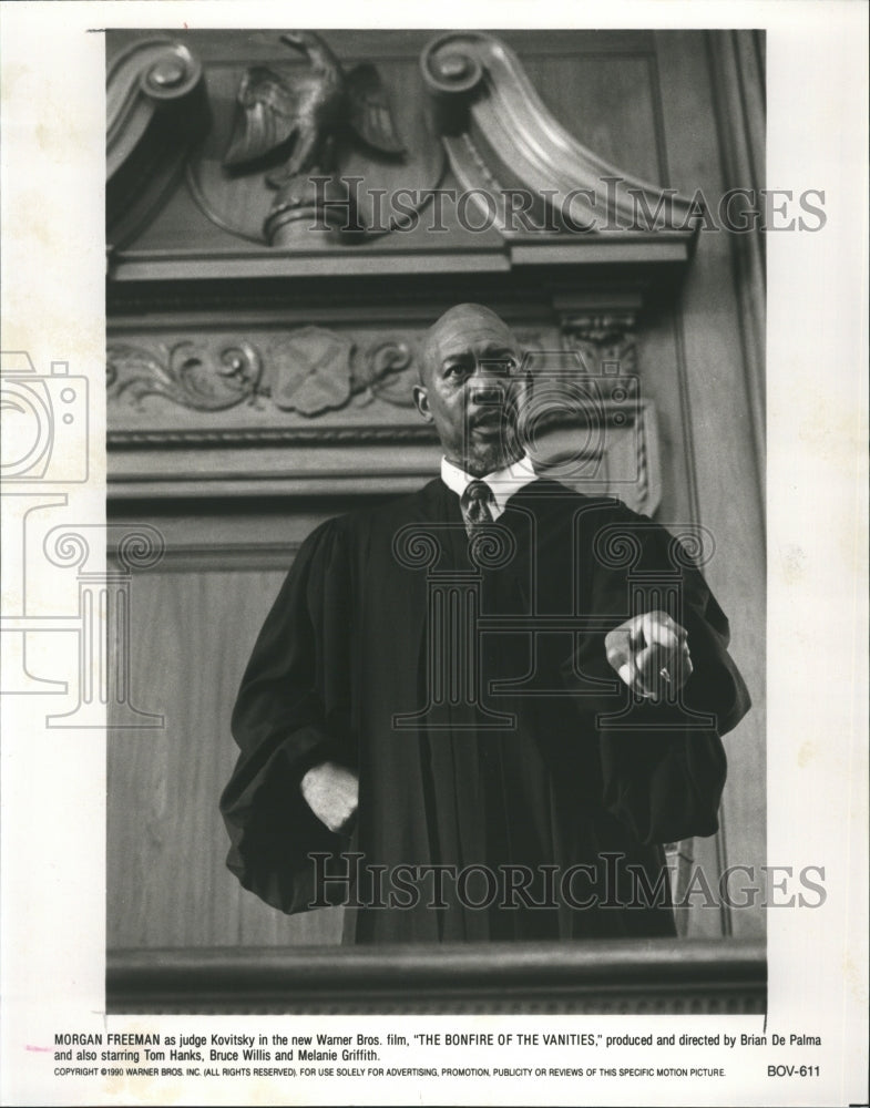 1990 Morgan Freeman in "The Bonfire of the Vanities" - Historic Images