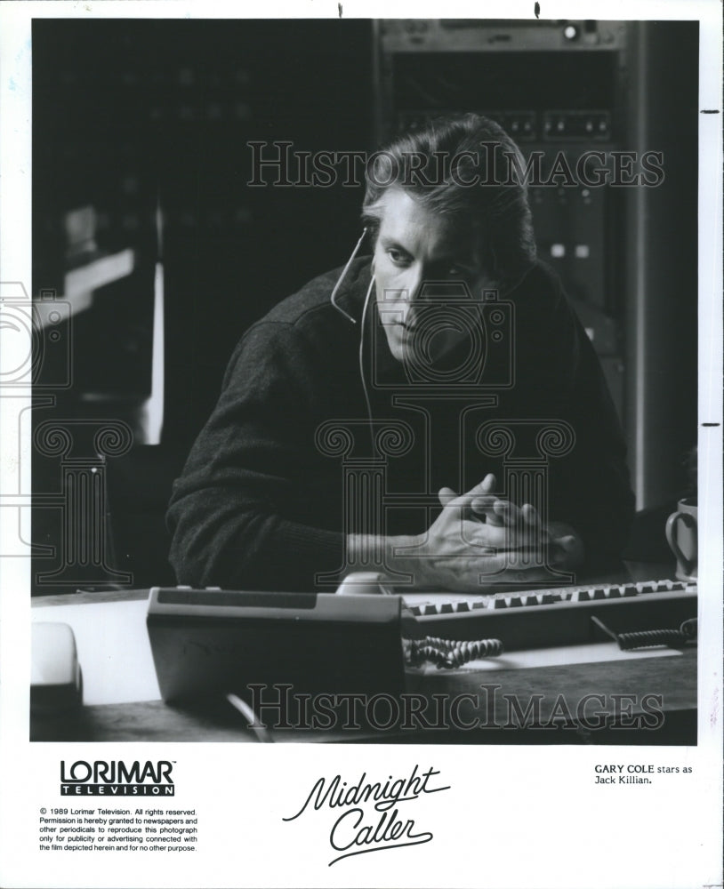 1989 Actor Gary Cole Lorimar Television Show Midnight Caller - Historic Images