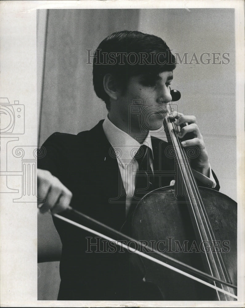 1970 Gary Hoffman, Cellist  - Historic Images