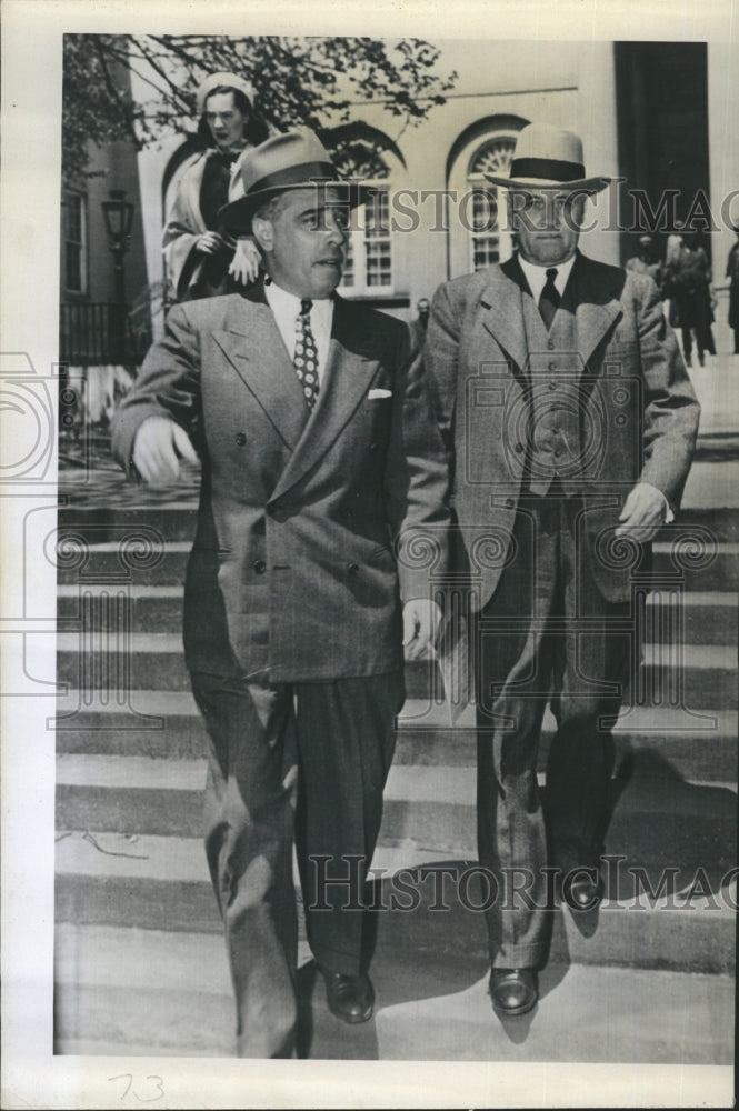 1947 Former Congressman Andrew J. May of Kentucky and son R. V. May - Historic Images