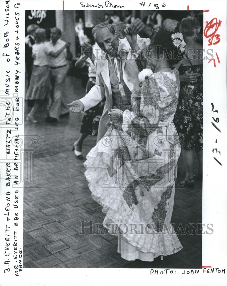 1983 dancing to the waltz music.  - Historic Images