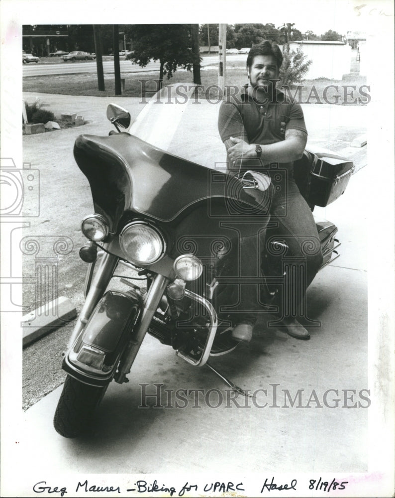 1985 Gregg Maurer to Make Fundraising Ride for UPARC  - Historic Images