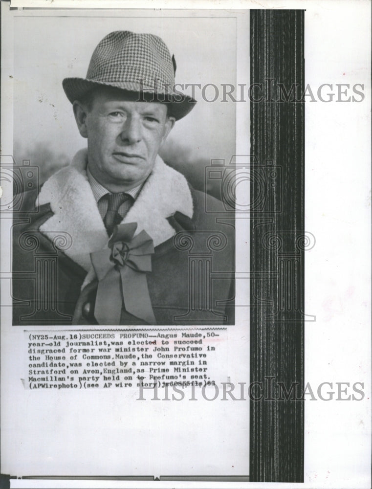 1963 Angus Maude, Journalists Succeeds Former War Minister - Historic Images