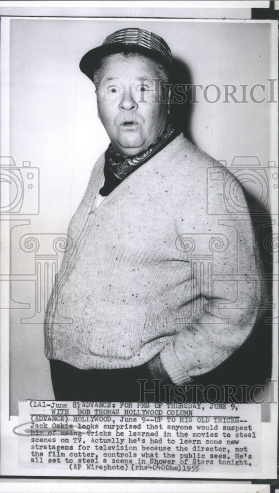1955 Actor Jack Oakie in "Shower of Stars"  - Historic Images