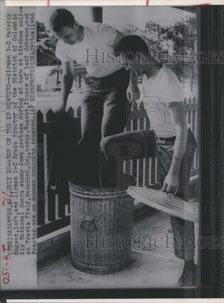 1966 Patrick Nugent, Luci Johnson's fiance, on first day of KP - Historic Images