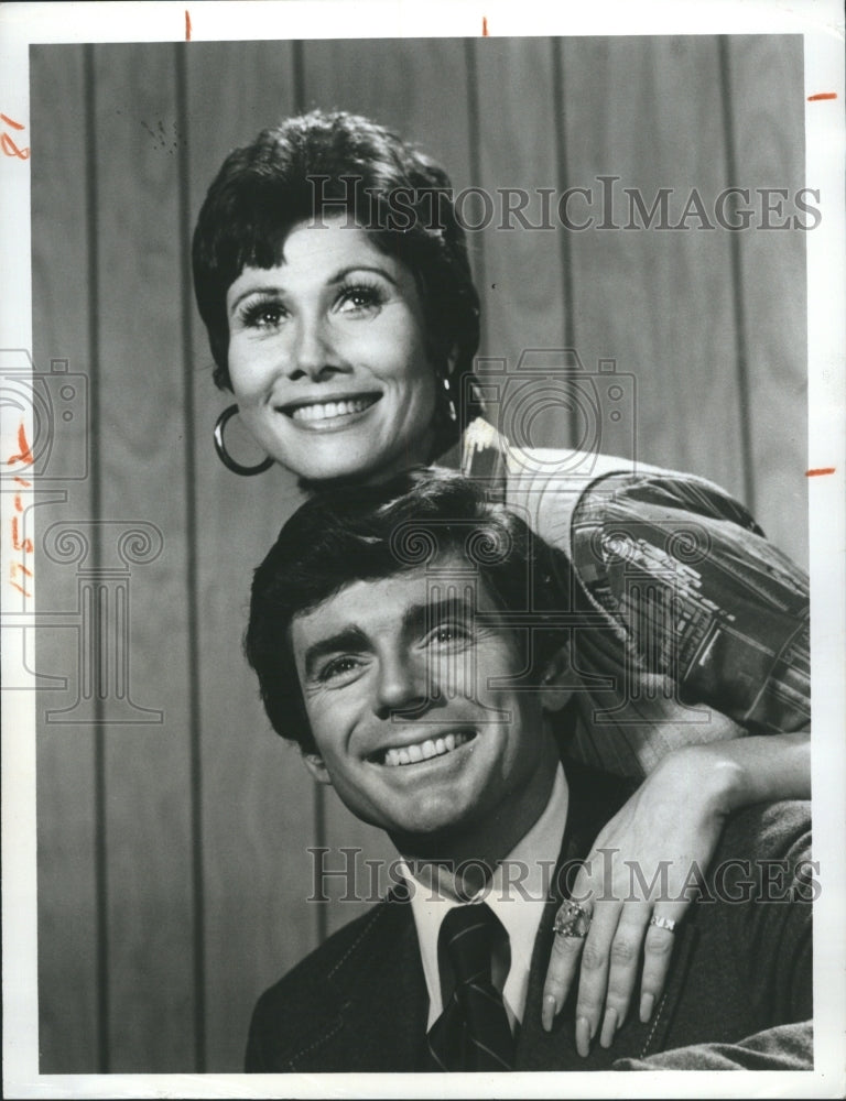 1974 David Birney and Michele Lee on &quot;Only with Married Men&quot; - Historic Images