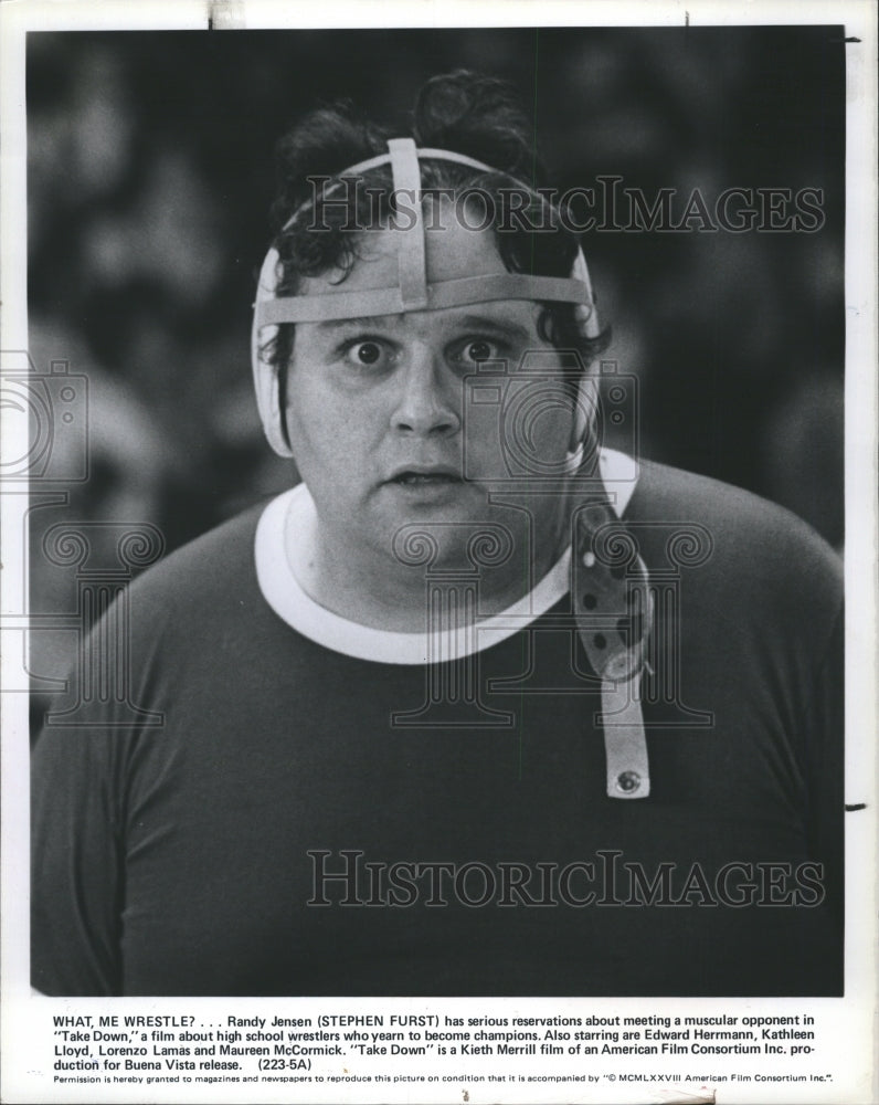 1979 Actor Stephen Furst Take Down Movie - Historic Images