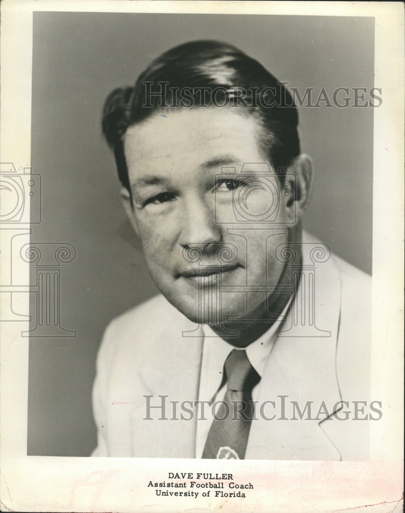 1961 University of Florida Assistant Coach Dave Fuller - Historic Images