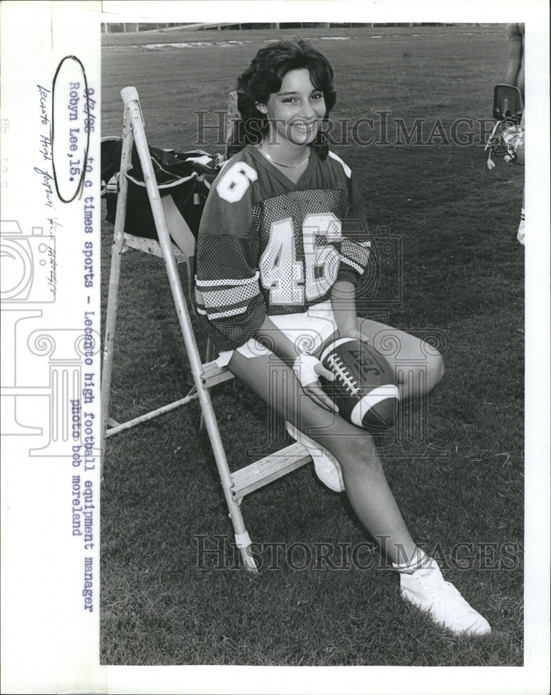 1985 Robyn Lee Lecanto High School Football Equipment Manager - Historic Images