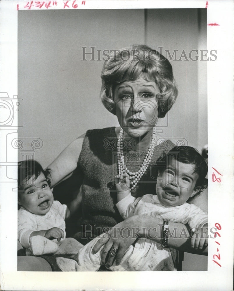 1969 Margaret Leighton and Twins In "Judd for the Defense" - Historic Images