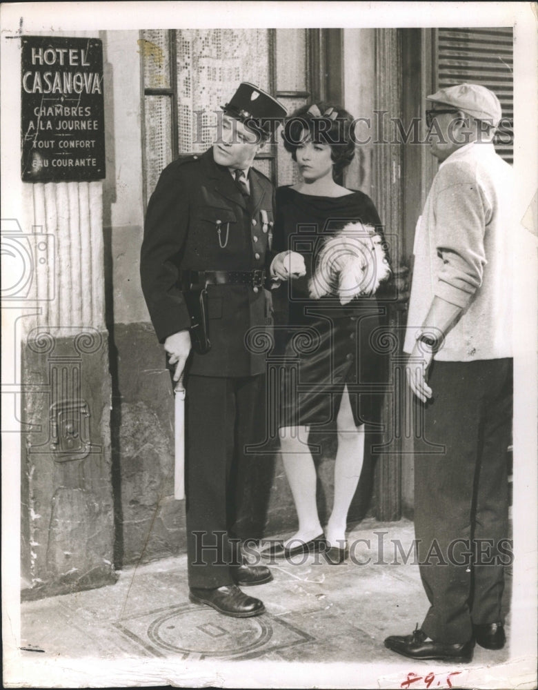 Press Photo Actors Lemmon and Maclaine with Wilder - Historic Images