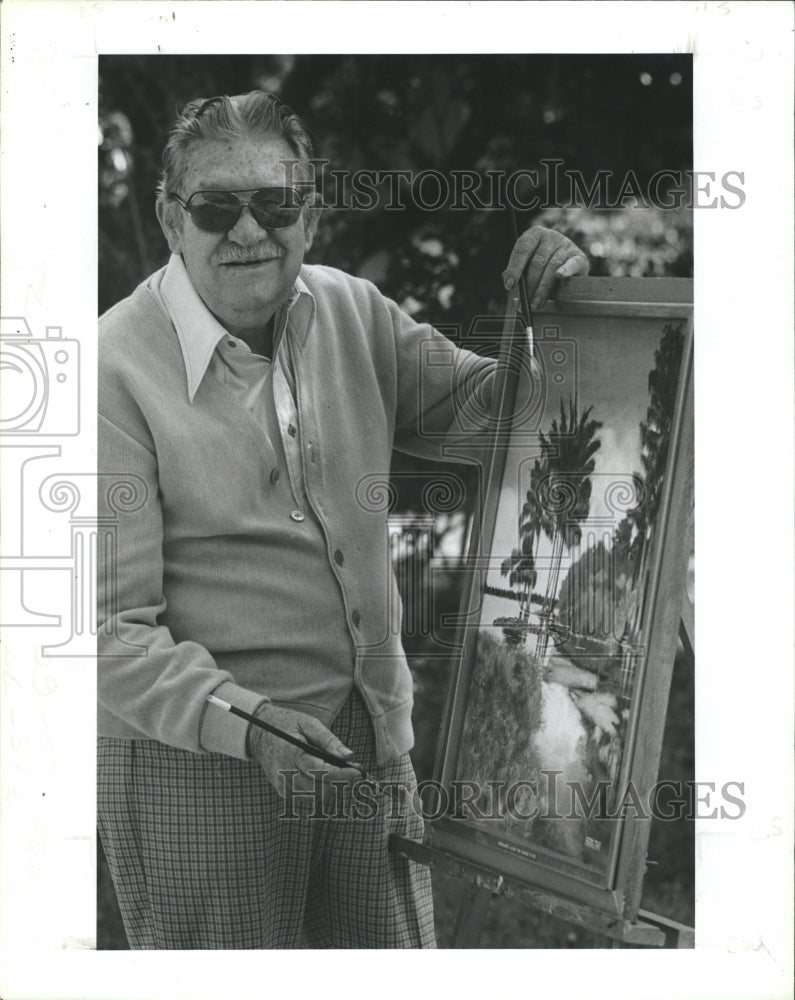 1981 Theater Manager Artist Edward Hamilton - Historic Images