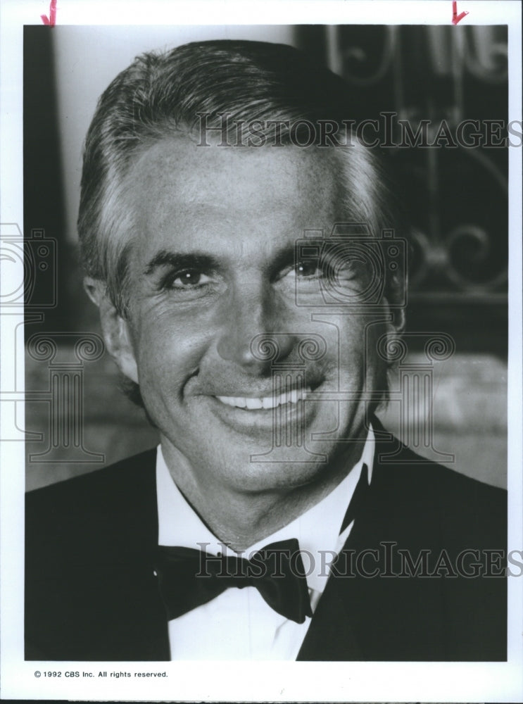 1992 Actor George Hamilton CBS Movie Remedy For Murder  - Historic Images