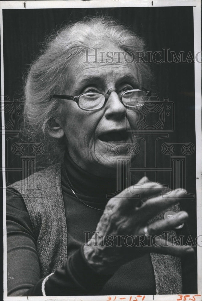 1981 Activist Maggie Kuhn Grey Panther  - Historic Images