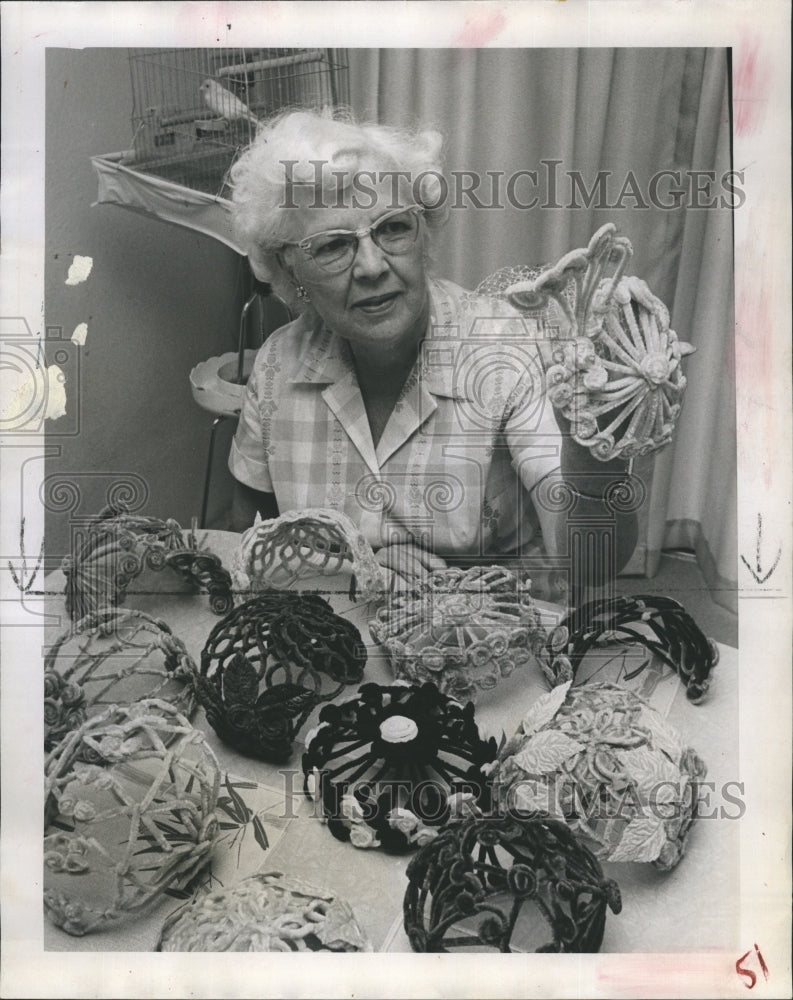 1982 Mrs Louis Hunt, Maker of Hats  - Historic Images