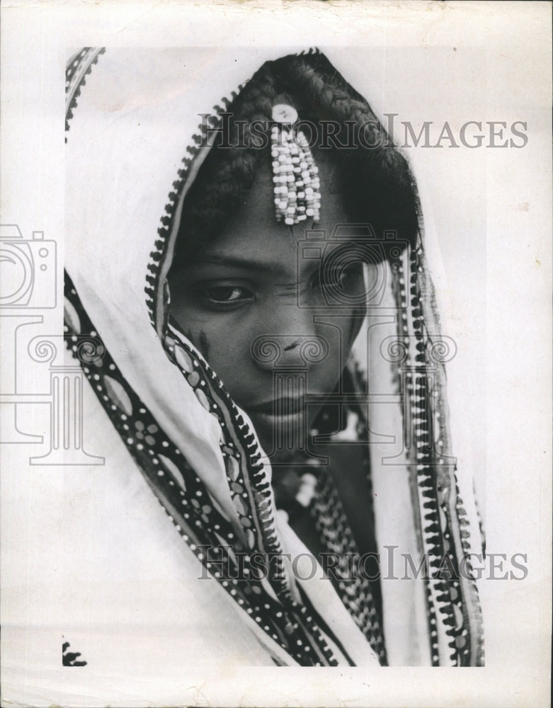 1970 Danakil Girl With Featured On Show Ethiopia The Hidden Empire - Historic Images