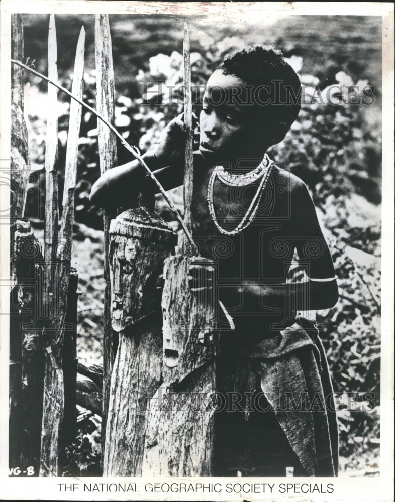 1973 Child On National Geographic Special Ethiopia The Hidden Empire - Historic Images