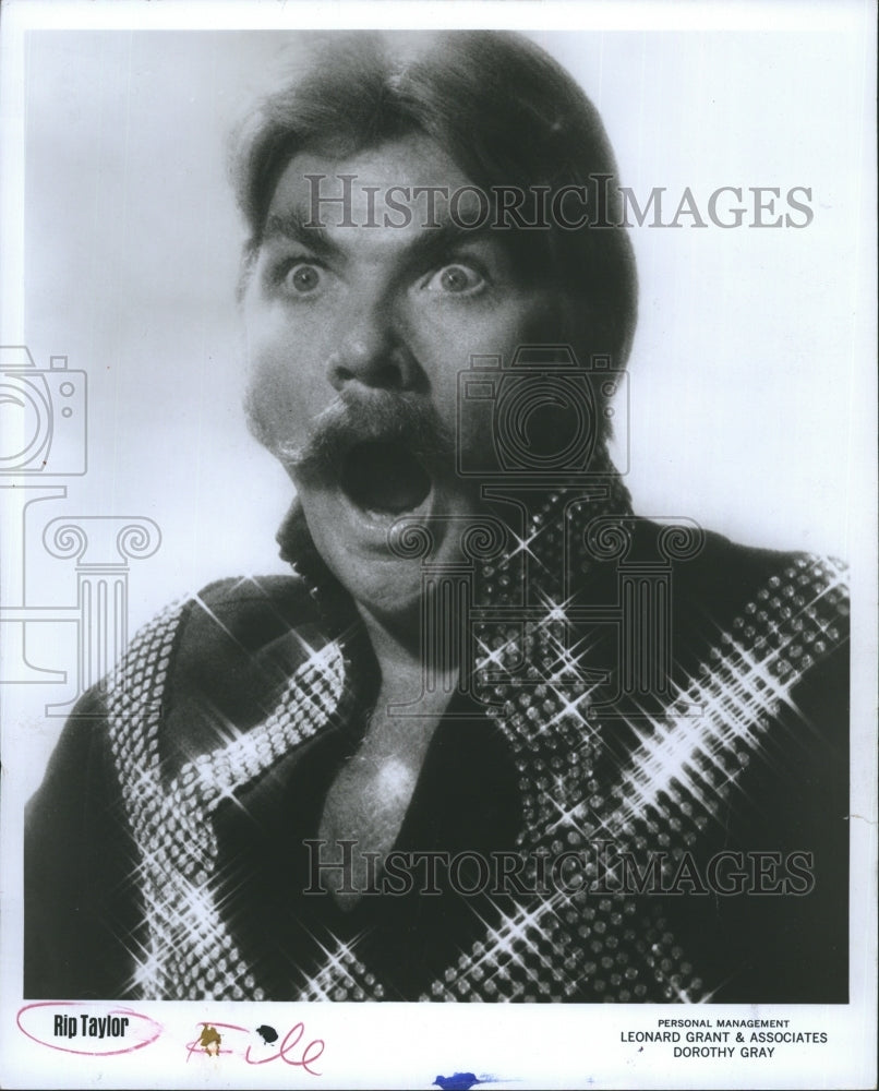1976 Rip Taylor Actor And Comedian Publicity Head Shot  - Historic Images