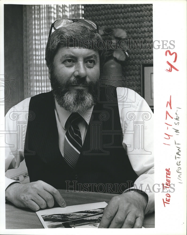 1980 Ted Teeter Vice Pres. Of Personnel & Marketing W.L. Cobb Co. - Historic Images