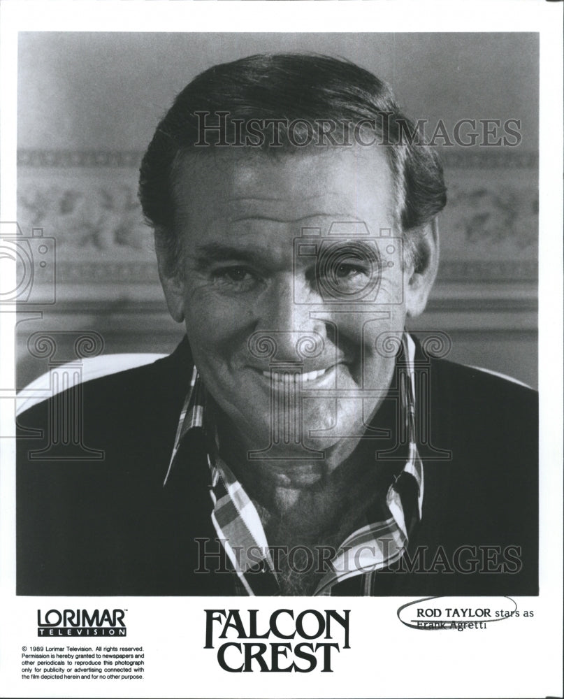 1989 Actor Rod Taylor Lorimar Television "Falcon Crest"  - Historic Images