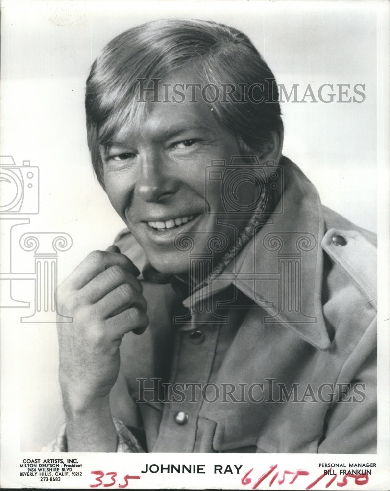 1972 Singer Johnnie Ray Walt Disney World - Historic Images