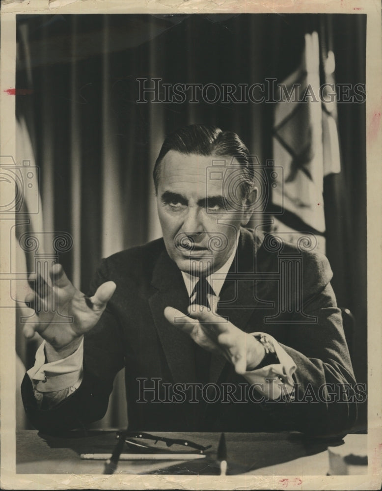 1963 Abraham Ribicoff Democratic Canidate Health Welfare Secretary - Historic Images