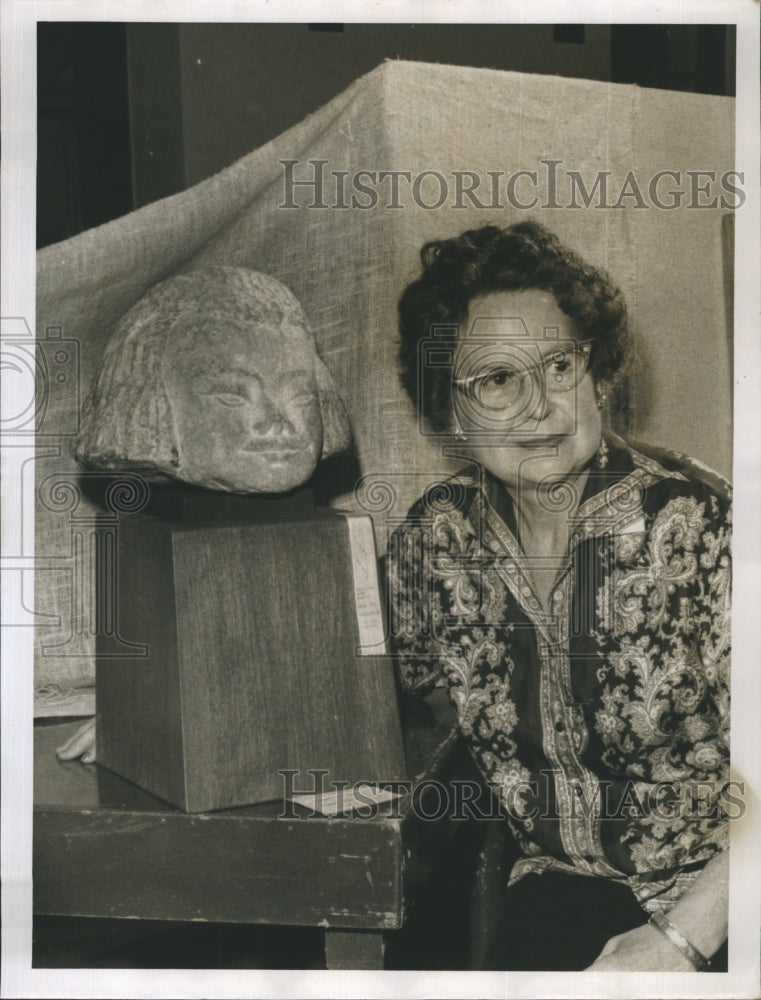 Mrs. Marie Rice Sculpture.  - Historic Images