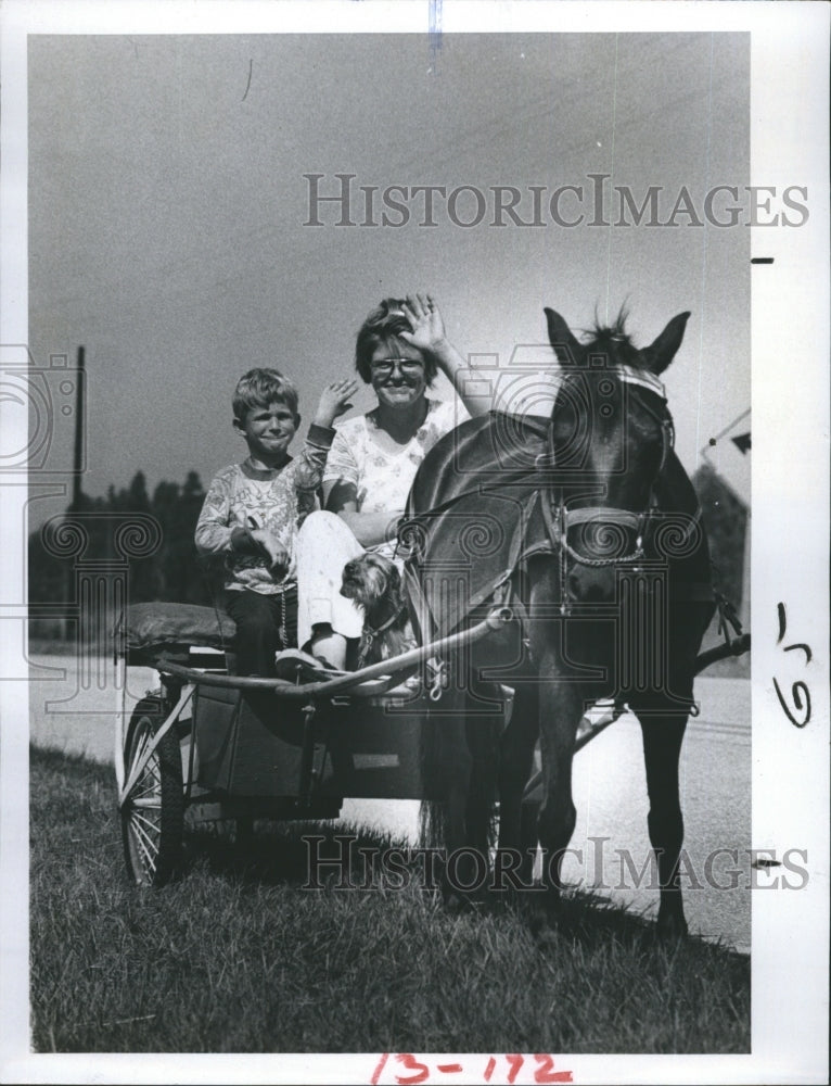 1979 Jeanette Williams and son John  - Historic Images