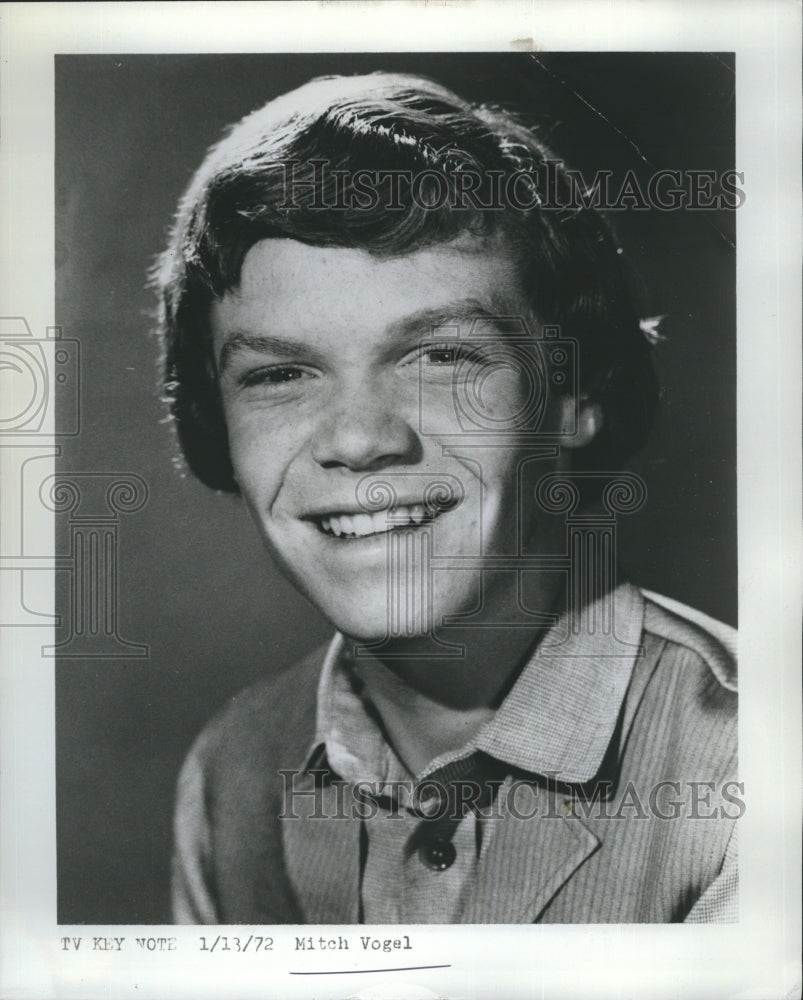 1972 Actor Mitch Vogel Famous for Role as Jamie on "Bonanza" - Historic Images