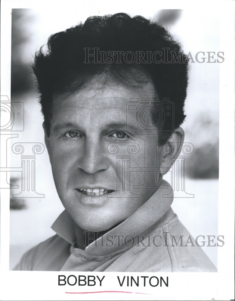 Press Photo Bobby Vinton - Historic Images