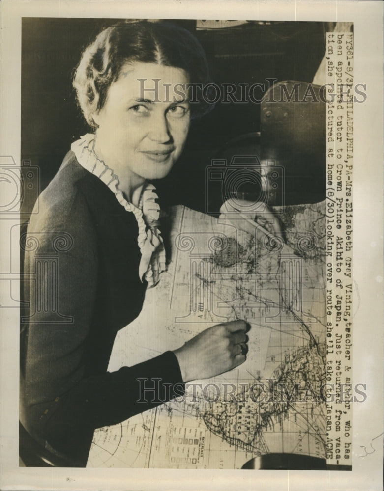 1950 Mrs Elizabeth Gray Vining  - Historic Images