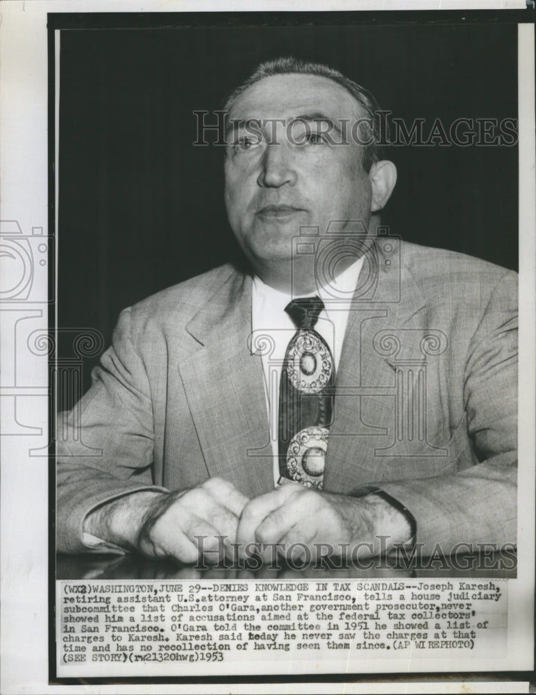 1953 Joseph Karesch - Historic Images